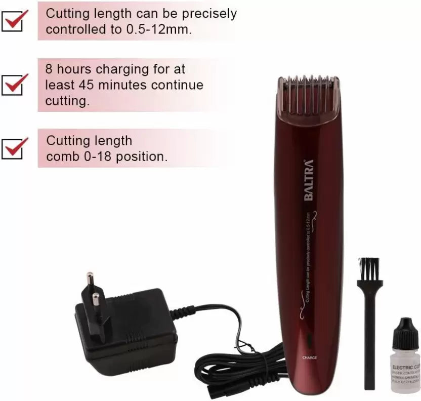 Baltra BPC 826 (SHARP) Trimmer 45 min Runtime 18 Length Settings Baltra BPC 826 (SHARP) Trimmer 45 min Runtime 18 Length Settings
